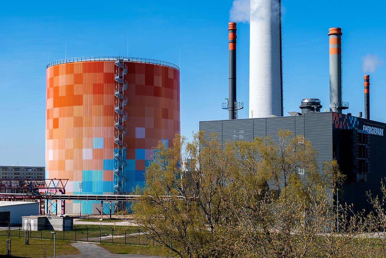 Der Energie- und Zukunftsspeicher im Energiepark Dieselstraße